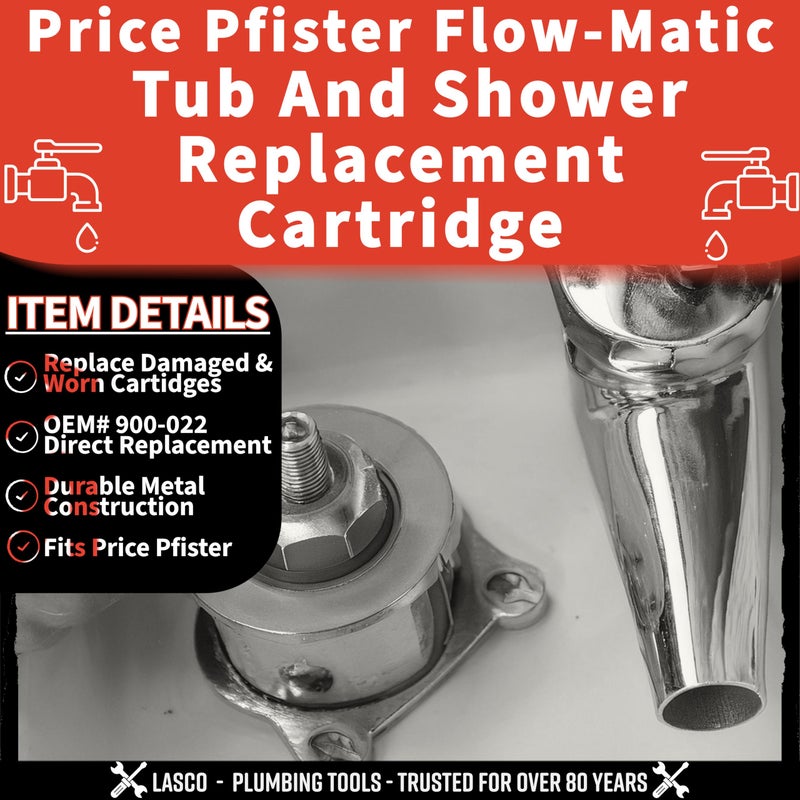 LASCO 0-2061 Price Pfister Flow-Matic Tub and Shower Cartridge - Image 3